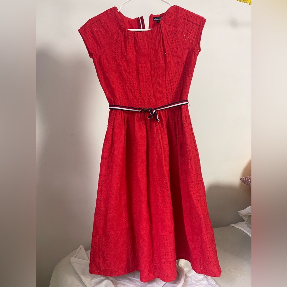 Tommy Hilfiger Red Kids Formal Dress